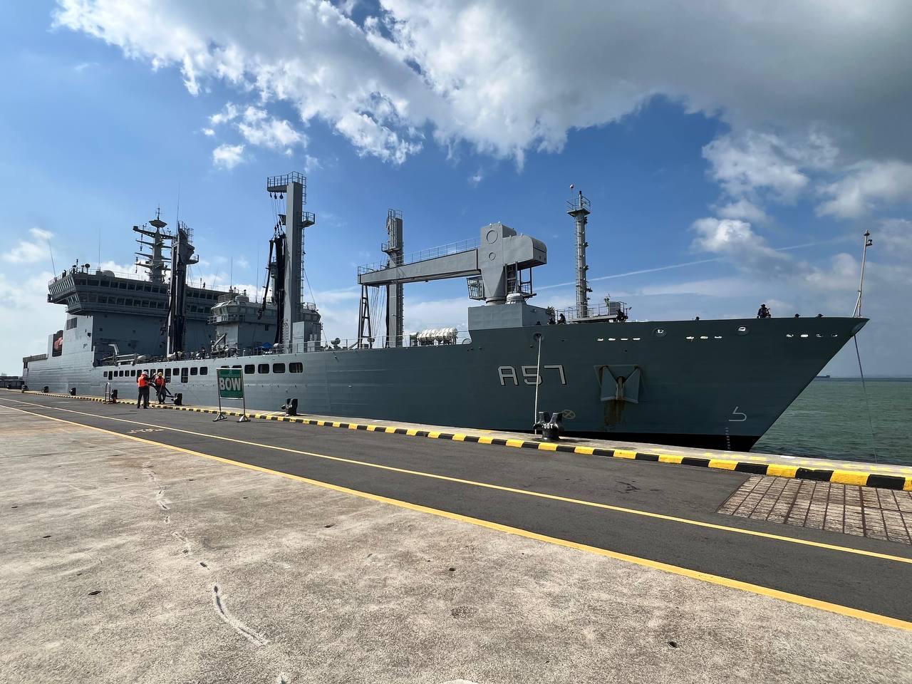 Indian Navy’s Ships in Singapore as Part of the Deployment to Southeast Asia